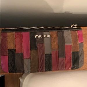 MIU MIU LEATHER POUCH